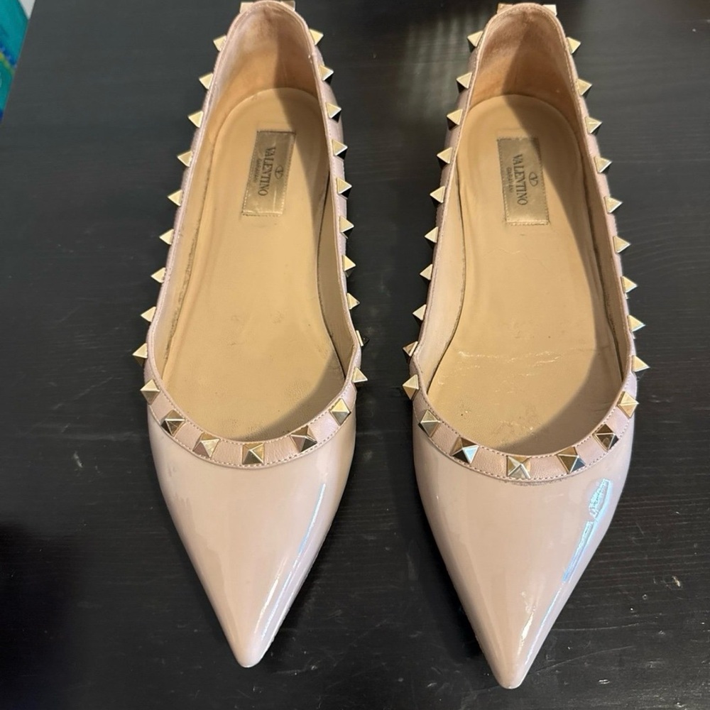 ❌SOLD❌ Valentino Garavani Blush Studded Flats